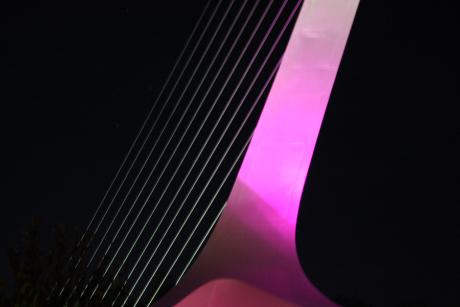 The Pink Sundial Bridge