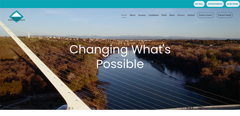 Shasta Ortho Home Page